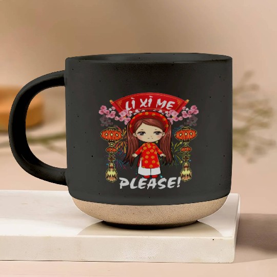Li Me Please Vietnamese Lunar New Year Pottery Mugs