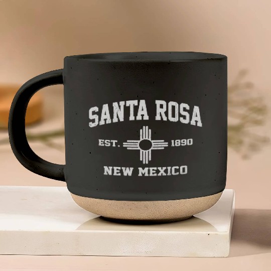 Santa Rosa New Mexico Nm State Athletic Style Pottery Mugs