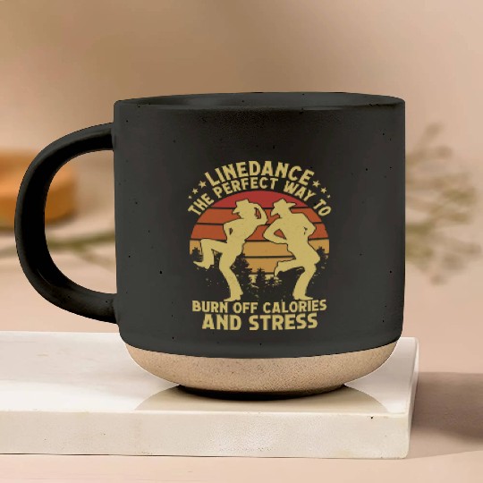 Linedance The Perfect Way Western Country Music Pottery Mugs