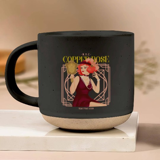 Nyc Copper Rose The Great Gatsby Pottery Mugs