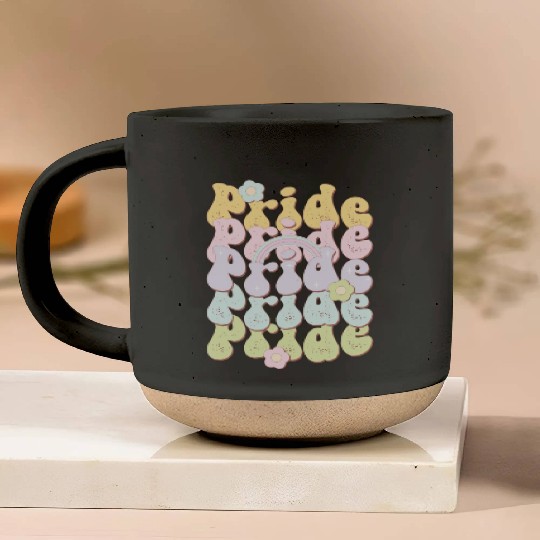 Pride Rainbow, LGBT Pride Month Pottery Mugs