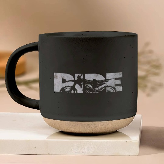 Dirt Bike Motocross Dirt Bike Motocross Pottery Mugs