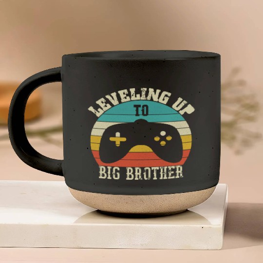 Level up to Big Brother Pottery Mugs