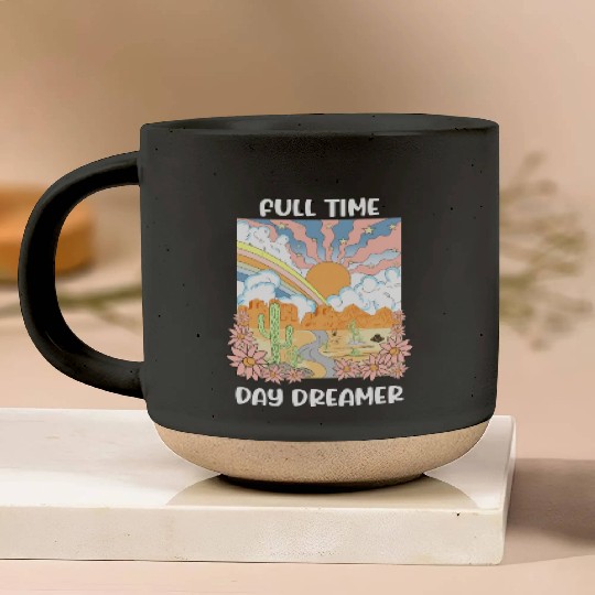 Full Time Day Dreamer Pottery Mugs