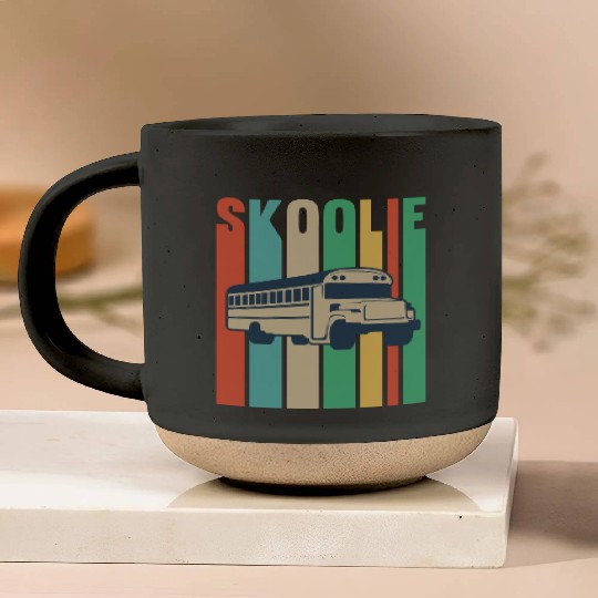 Skoolie Design For A School Bus Lover Pottery Mugs