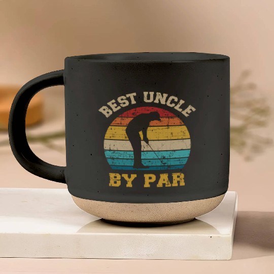 Best Uncle By Par Golf Pottery Mugs