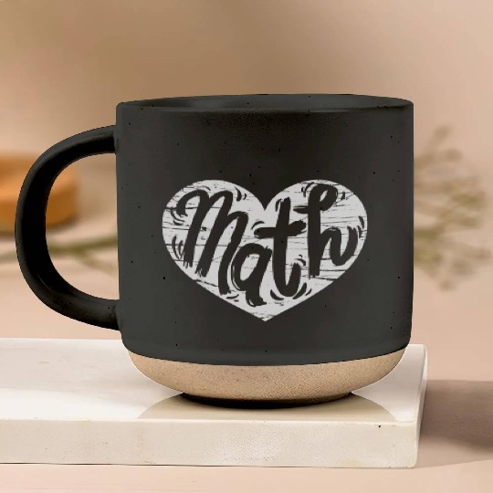 Math Heart Math Teacher He Pottery Mugs