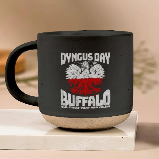 Dyngus Day Buffalo Piwo Pierogi Polka Pottery Mugs