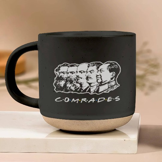 Communist Comrades Friends Pottery Mugs
