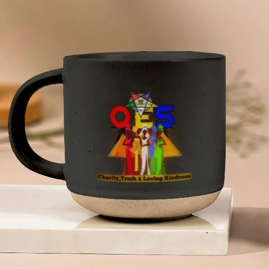 Order Of The Eastern Star Oes Ring Diva Sister'S Pottery Mugs