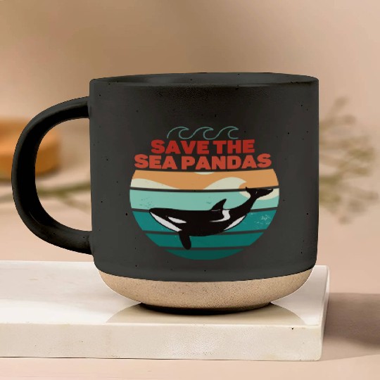 Rescue Killer Whale Orcas Save The Sea Pandas Pottery Mugs