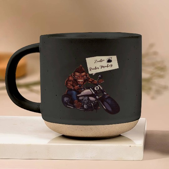 zombie Raider Monkey Pottery Mugs