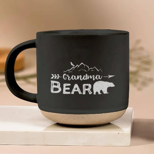 Grandma Bear Family Pottery Mugs