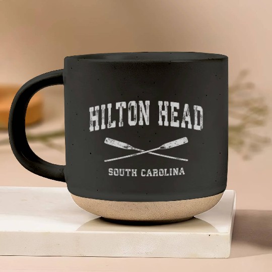 Hilton Head Island South Carolina Nautical Pottery Mugs