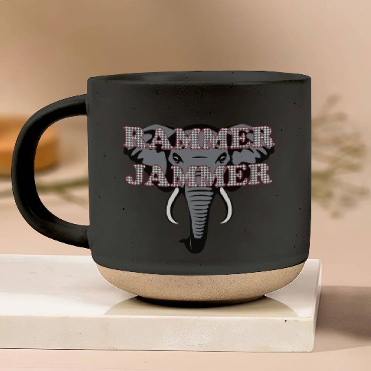 Albm Rammer Jammer Houndstooth Elephant Tide Pottery Mugs