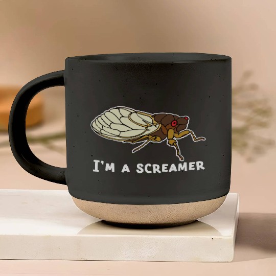Cicada Song Funny Cicada Invasion I m A Screamer Pottery Mugs