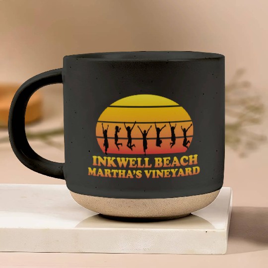 Inkwell Beach Oak Bluffs Martha'S Vineyard Ma Pottery Mugs