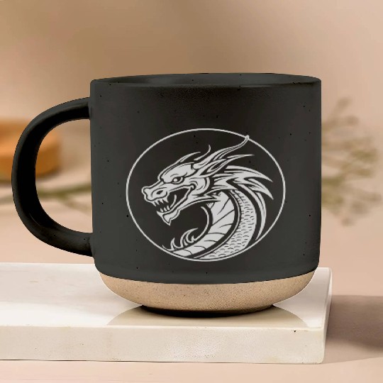 Dragon Mythical Fantasy Serpent Pottery Mugs