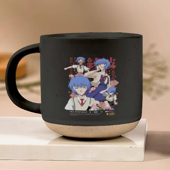 Rei Ayanami Pottery Mugs