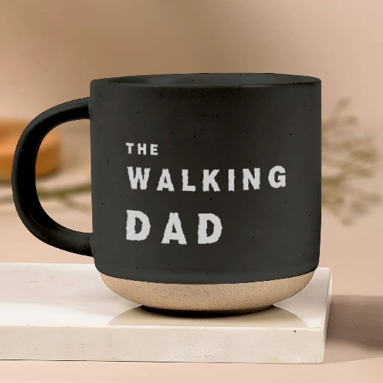 The walking dad Pottery Mugs