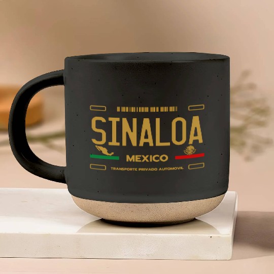 Sinaloa Meco License Plate Aesthetic Sinaloa Pottery Mugs