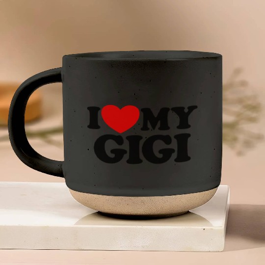 I Love My Gigi Red Heart Grandkids I Love My Gigi Pottery Mugs
