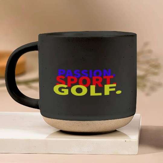 passion sport golf Pottery Mugs 80s