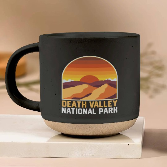 Death Valley National Park Retro Style Pottery Mugs