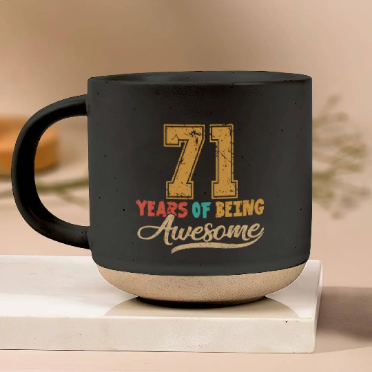 71St 71 Years Of Being Awesome Wedding Anniversary Pottery Mugs