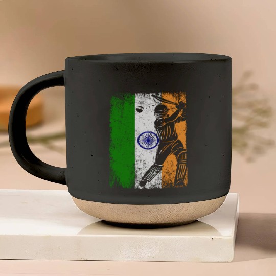 India Flag Indian Cricket Jersey Fan Player Coach Pottery Mugs