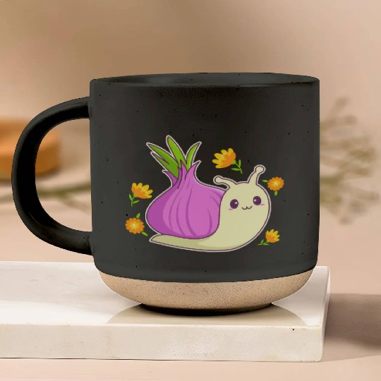 Aesthetic Kawaii Onion Pottery Mugs