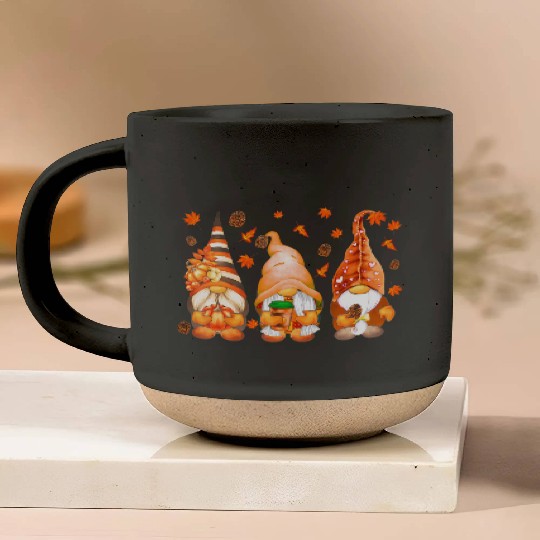 It's Fall Y'all Cute Gnomes Pumpkin Autumn Fall Pottery Mugs