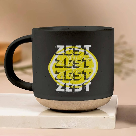 Lemon Zest Pottery Mugs