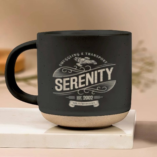 Vintage Serenity Sgling And Transport Firefly Pottery Mugs