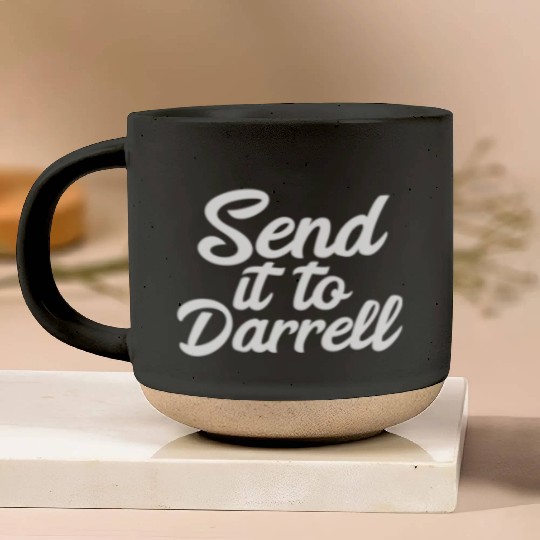 Send It To Darrell La-La Pottery Mugs