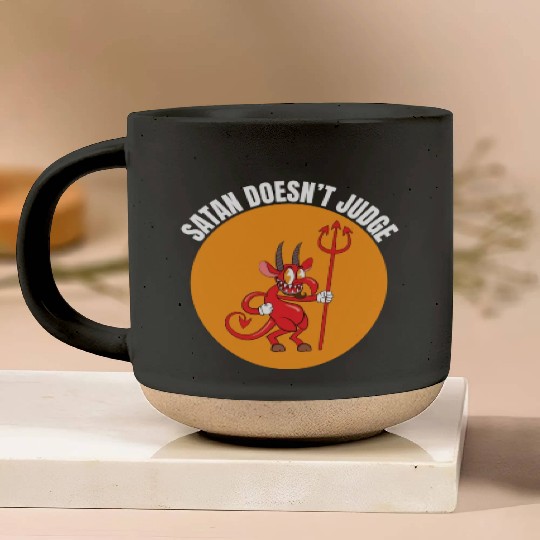 Funny Hail Gay Satan Lgbt Goth Gay Pride Baphomet Pottery Mugs