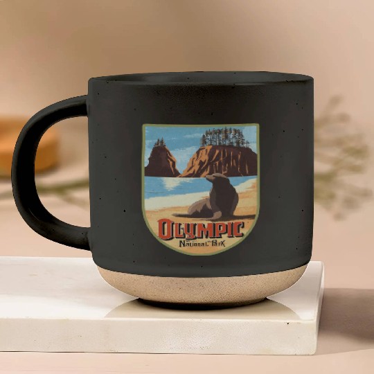 olympic national park Pottery Mugs