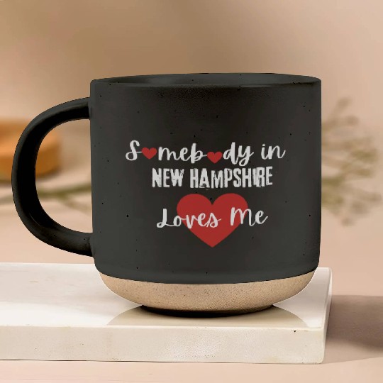 Somebody in New Hampshire Loves Me Pottery Mugs