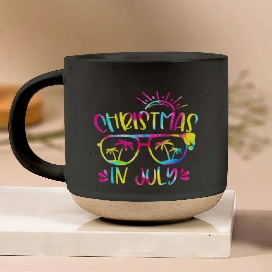 Christmas In July Hawaiian Summer Vacation 2023 Pottery Mugs