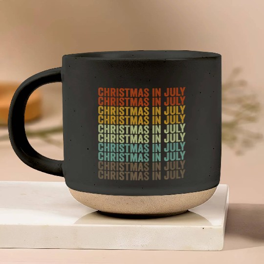 Christmas In July Pottery Mugs
