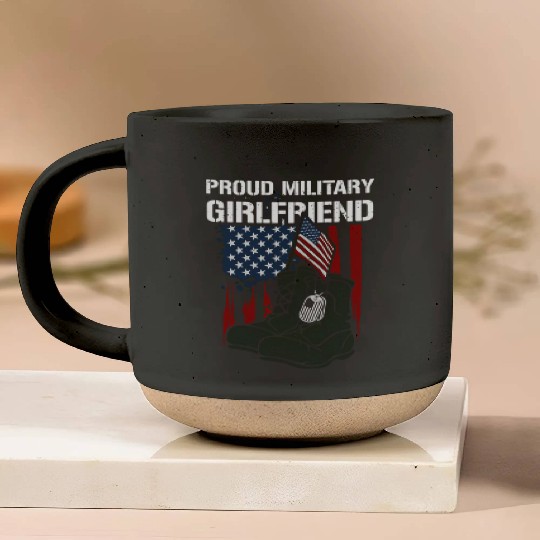 Friend Proud Military Friend Memorial Day Pottery Mugs