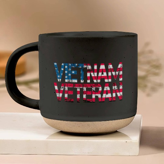 Vietnam Veteran Us Flag Vietnam Vets Pottery Mugs
