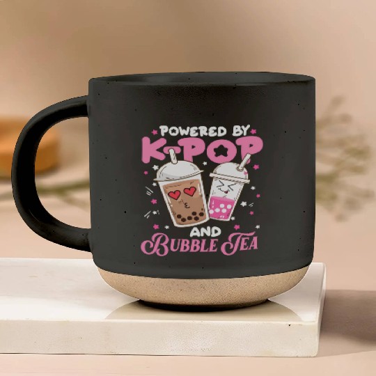 Boba Tea aii Anime Powered By Kpop And Bubble Pottery Mugs