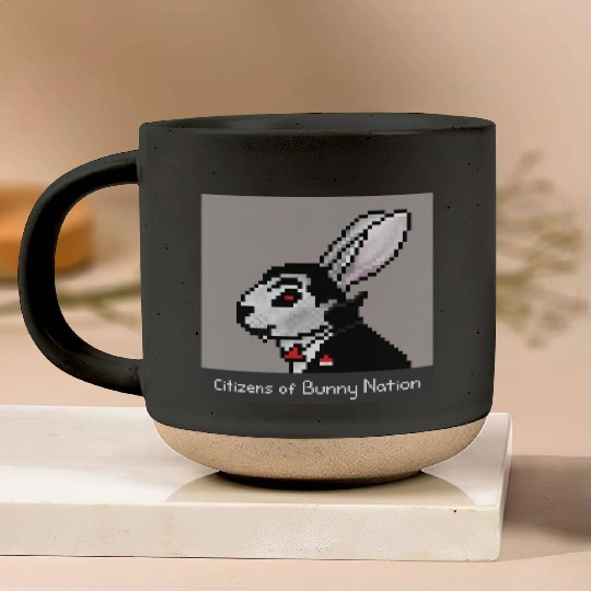 Citizens of Bunny Nation NFT #32 Artwork Pottery Mugs