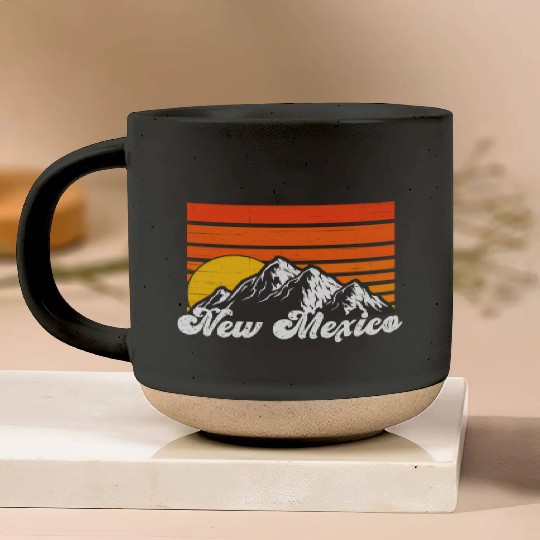 New Mexico Mountains Hiking Love New Mexico Pottery Mugs