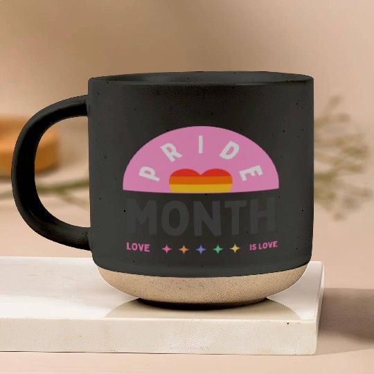 Rainbow Aesthetic Pride Month Quote Instagram Post Pottery Mugs
