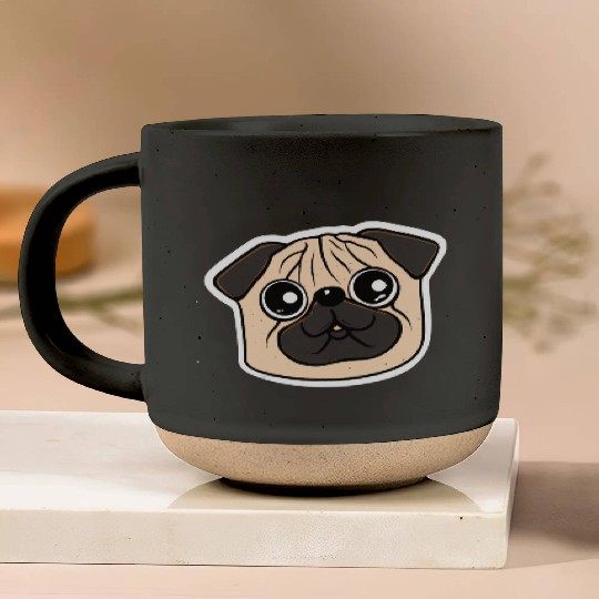 Cutest Pug Vintage Dog Lover Puppy Retro Pottery Mugs