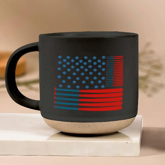 Baseball Stars & Stripes: A Patriotic Swing Pottery Mugs