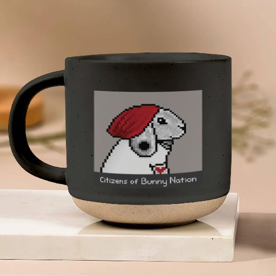 Citizens of Bunny Nation NFT #15 Artwork Pottery Mugs