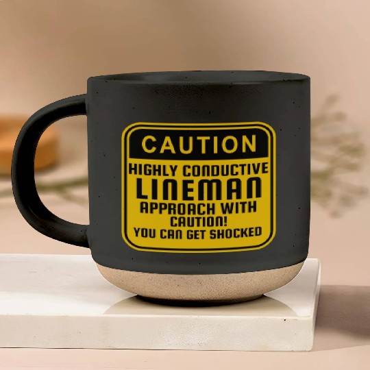 Highly Conductive Lineman Pottery Mugs